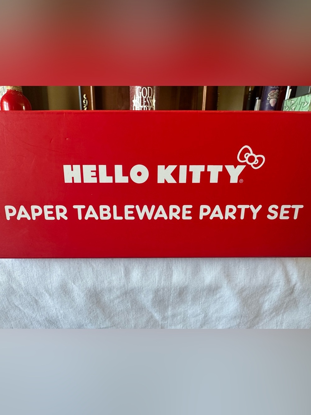 Hello Kitty Paper Party Happy Holidays Tableware Set - New - Picture 5 of 6